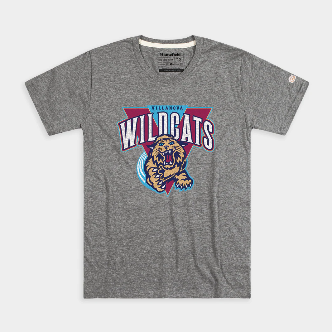 Villanova 1990s Retro Logo Tee