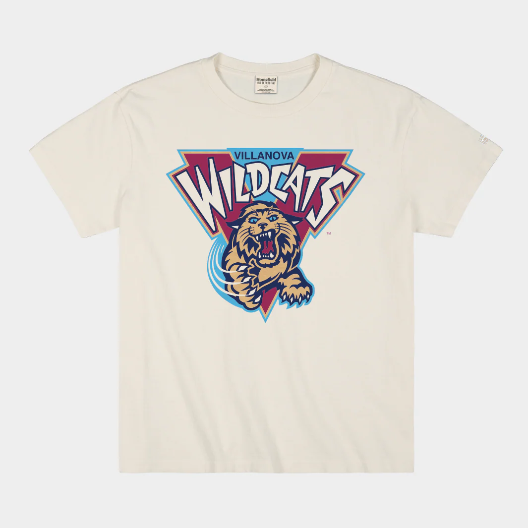 Villanova Wildcats Throwback Vintage Heavyweight Tee