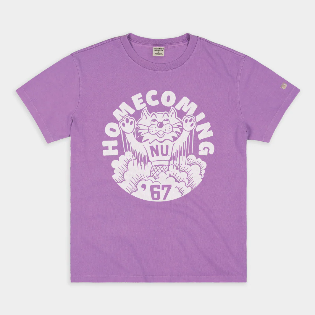 Vintage 1967 Northwestern University Homecoming Heavyweight Tee