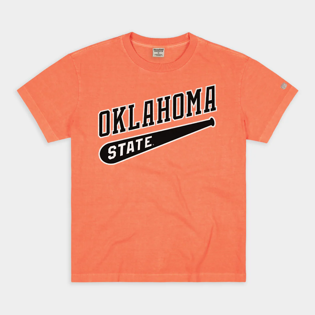 Vintage 1980s Oklahoma State Baseball Heavyweight Tee
