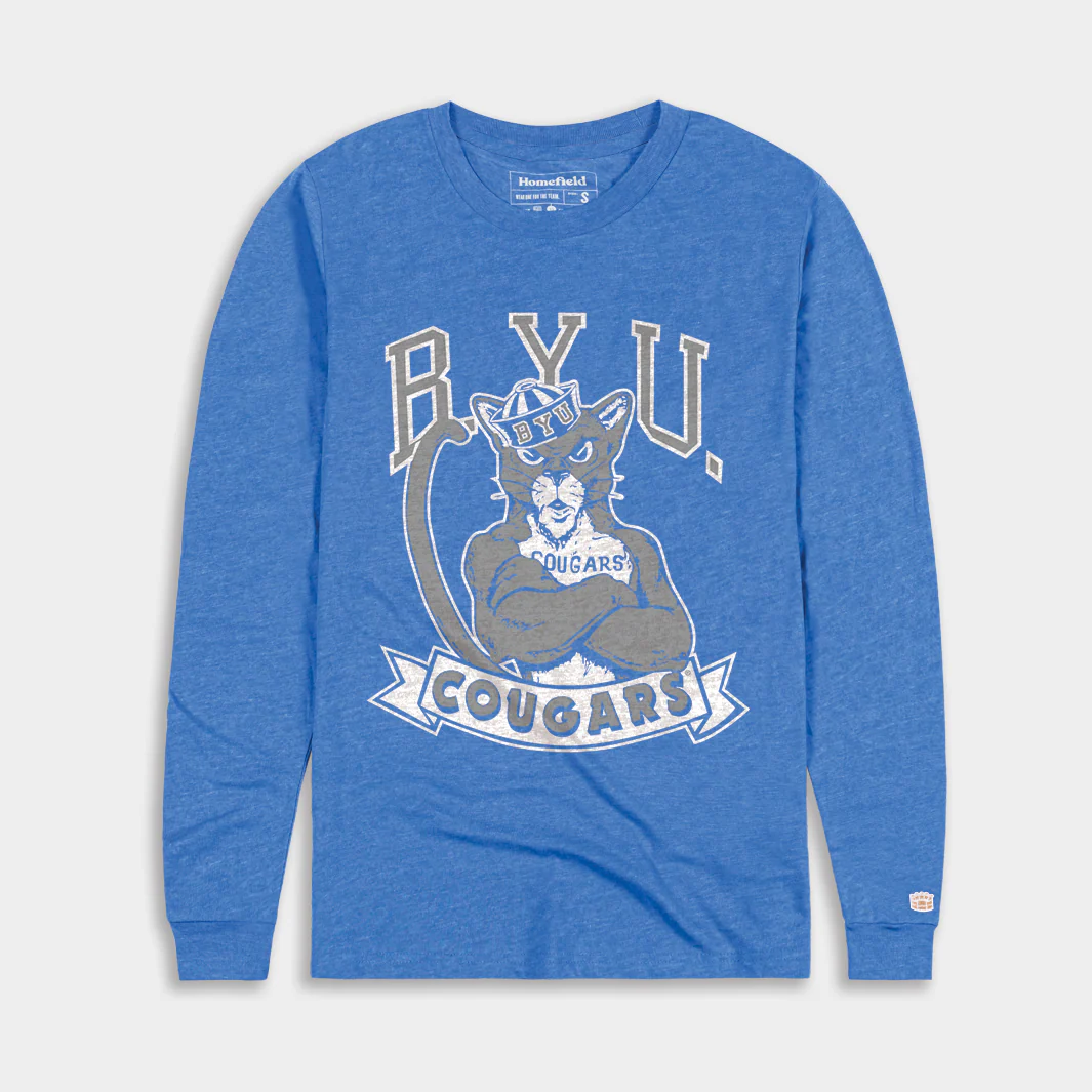 Vintage BYU Cougar Long Sleeve