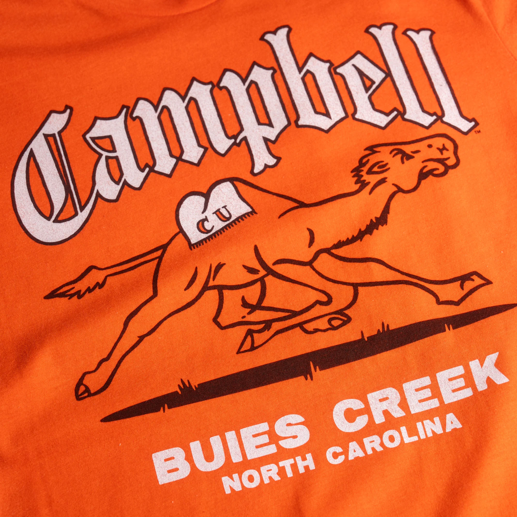Vintage Campbell Fighting Camels Buies Creek Tee - Image 2
