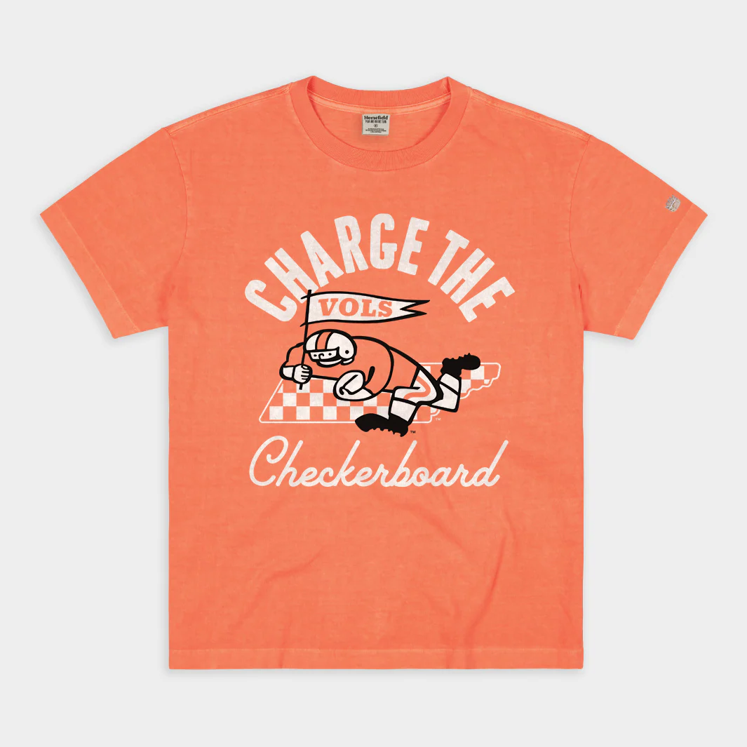 Vintage Charge the Checkerboard Vols Heavyweight Tee
