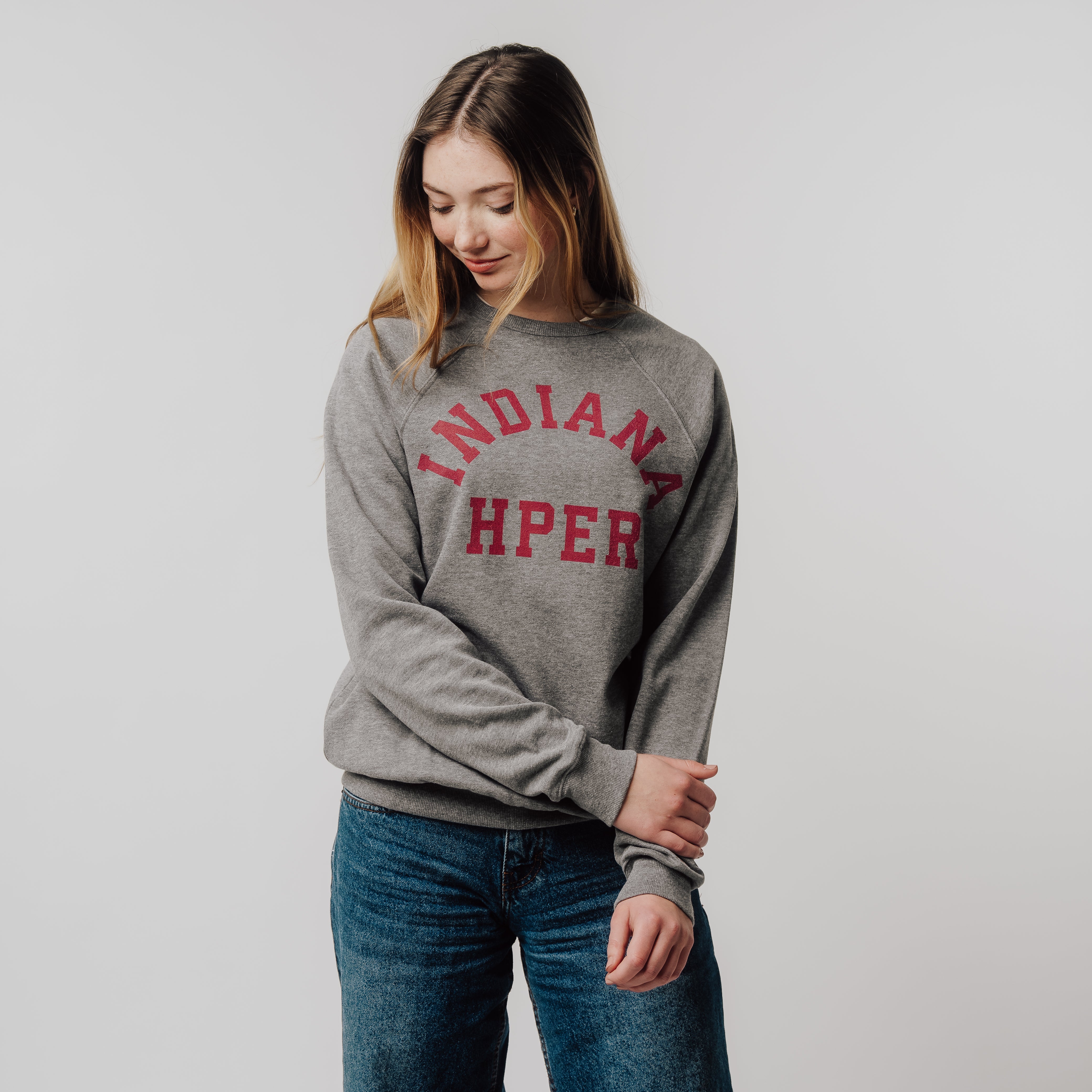 Vintage Indiana HPER Rec Sports Crewneck - Image 2