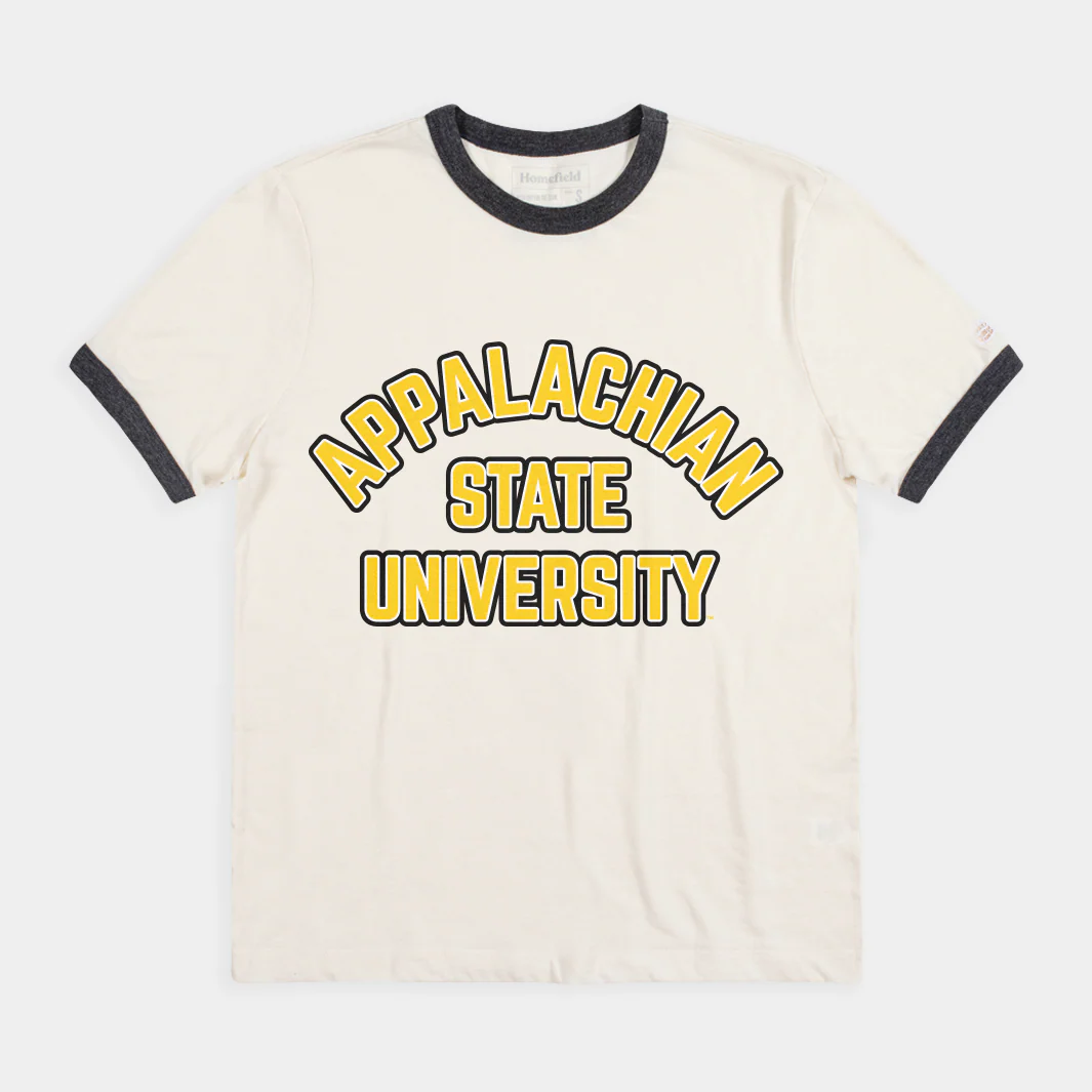 Vintage-Inspired Appalachian State Ringer Tee