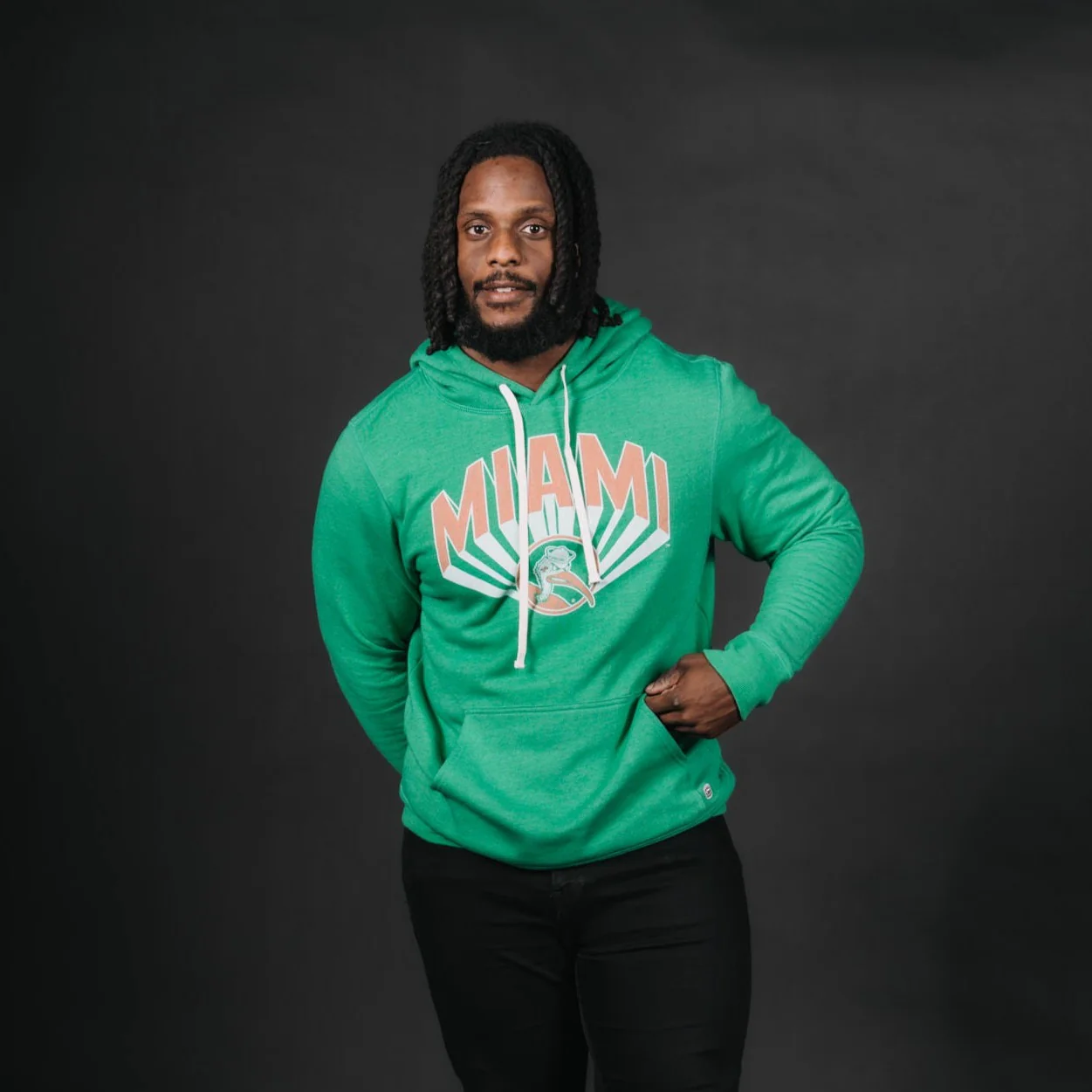 Vintage Miami Hurricanes Hoodie - Image 2