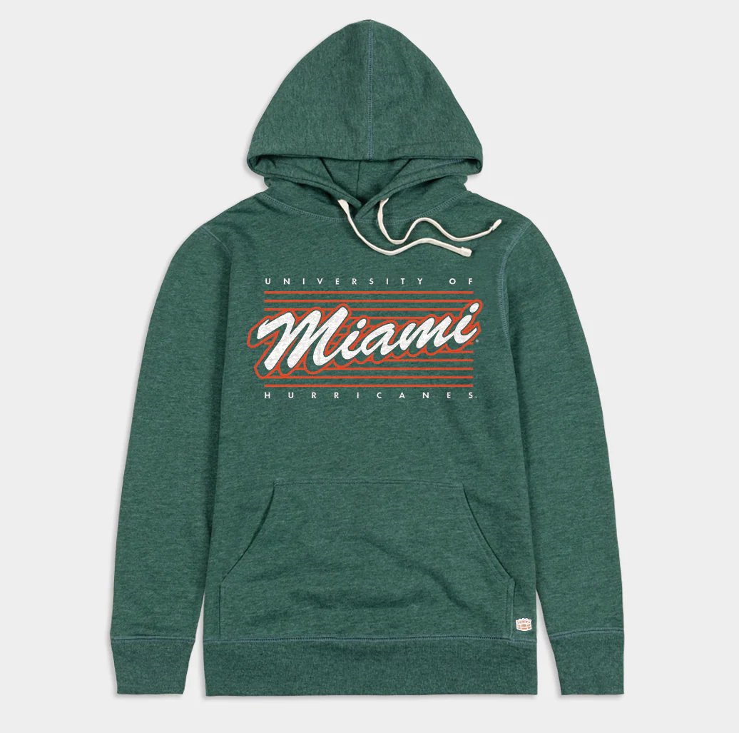 Vintage Miami Hurricanes Logo Hoodie