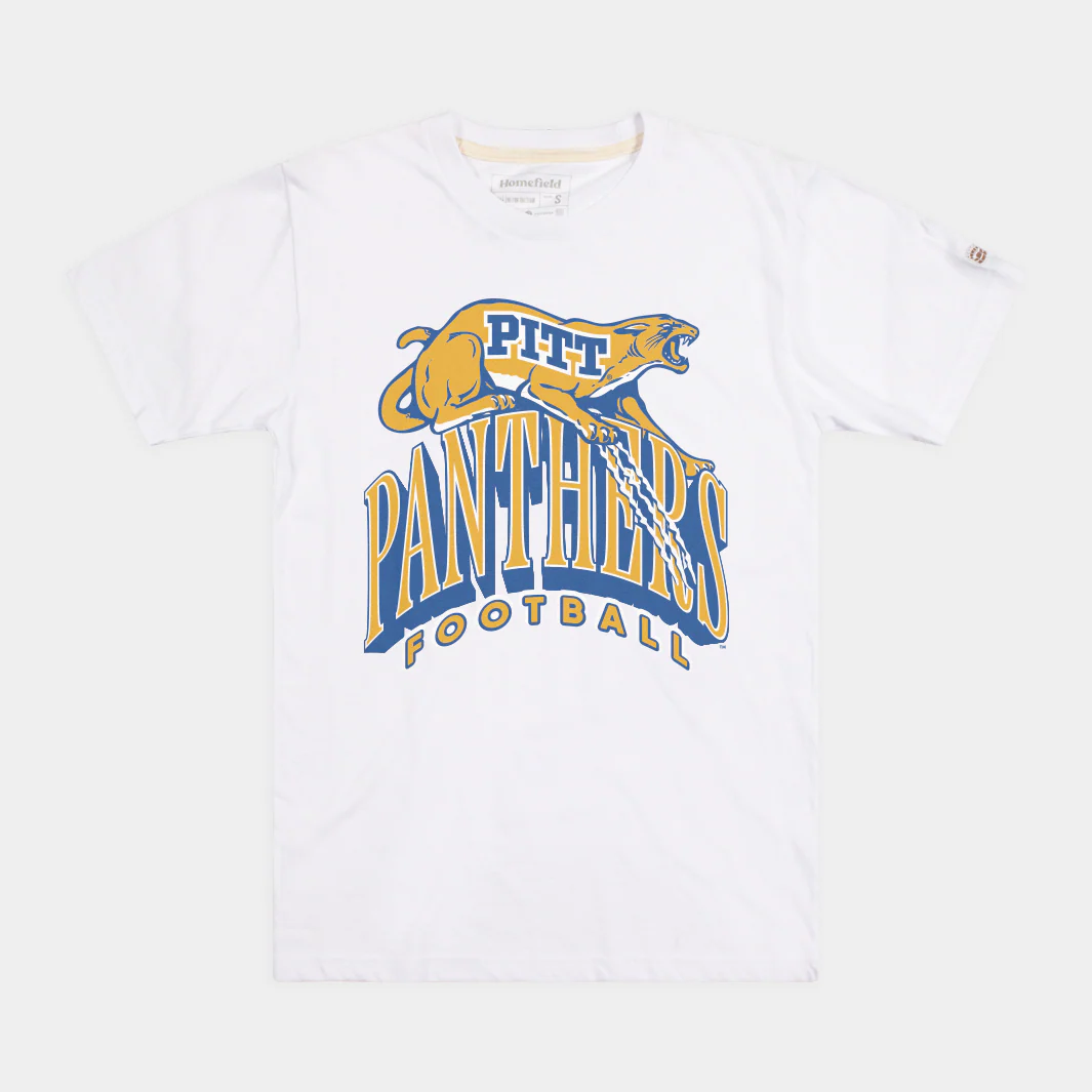Vintage Pitt Panthers Football Logo Tee