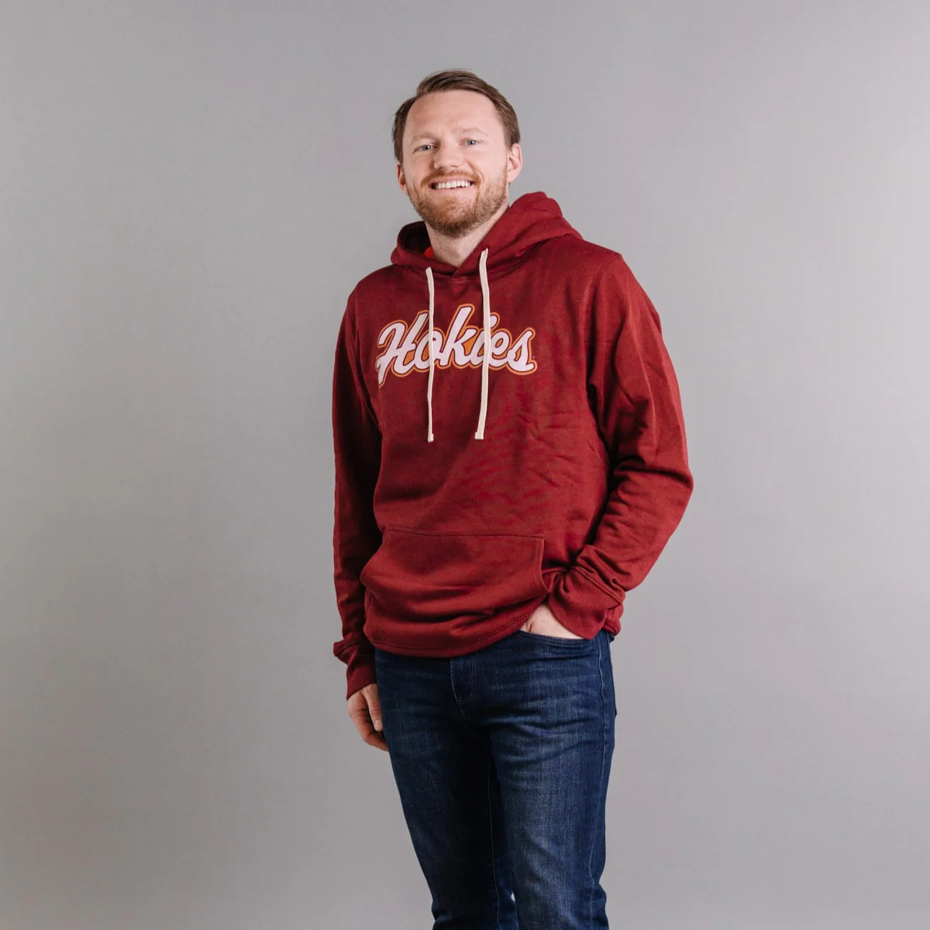 Virginia Tech Hokies Script Hoodie - Image 2