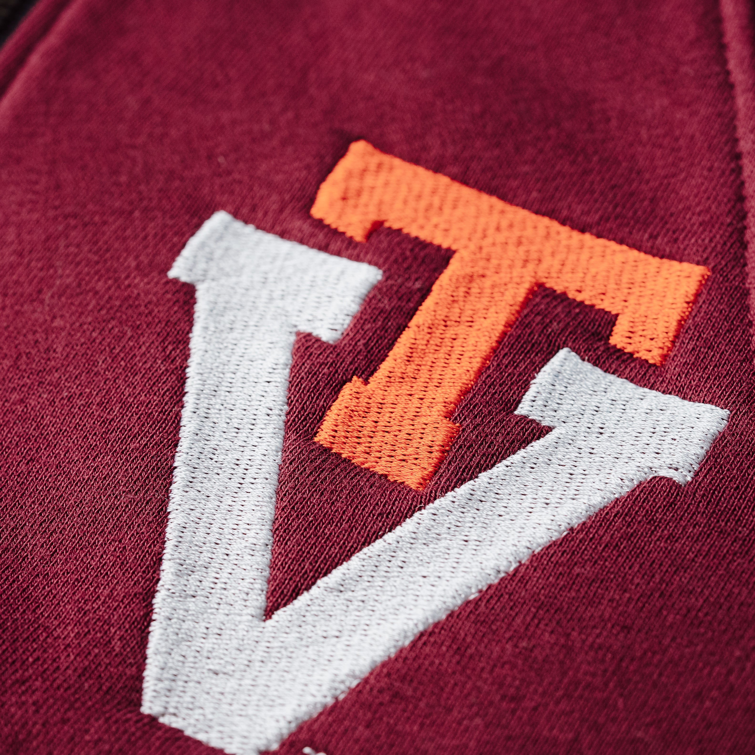 Virginia Tech Vintage "VT" Quarter Zip - Image 2