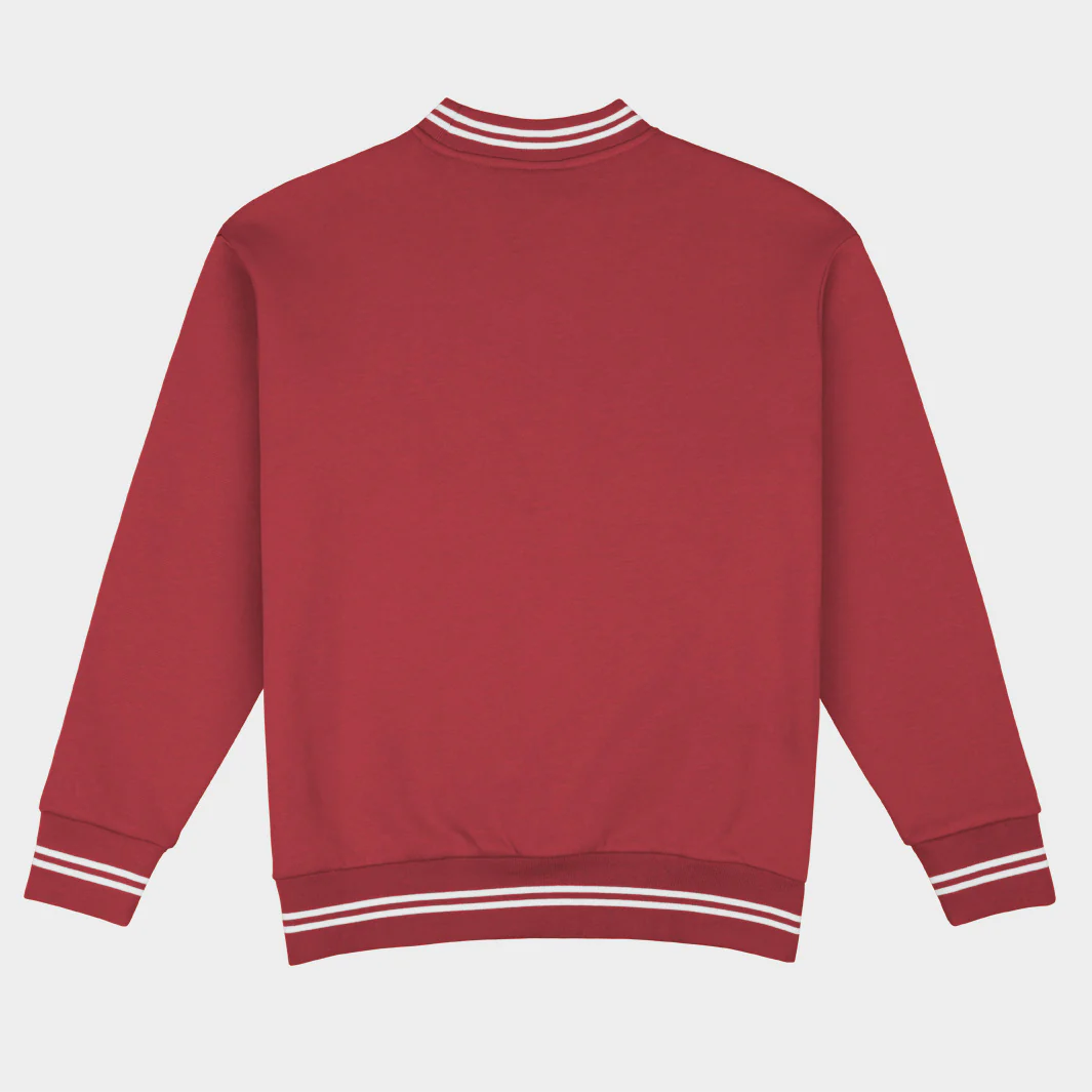 Washington State Football Embroidered Tri-Stripe Crewneck - Image 2