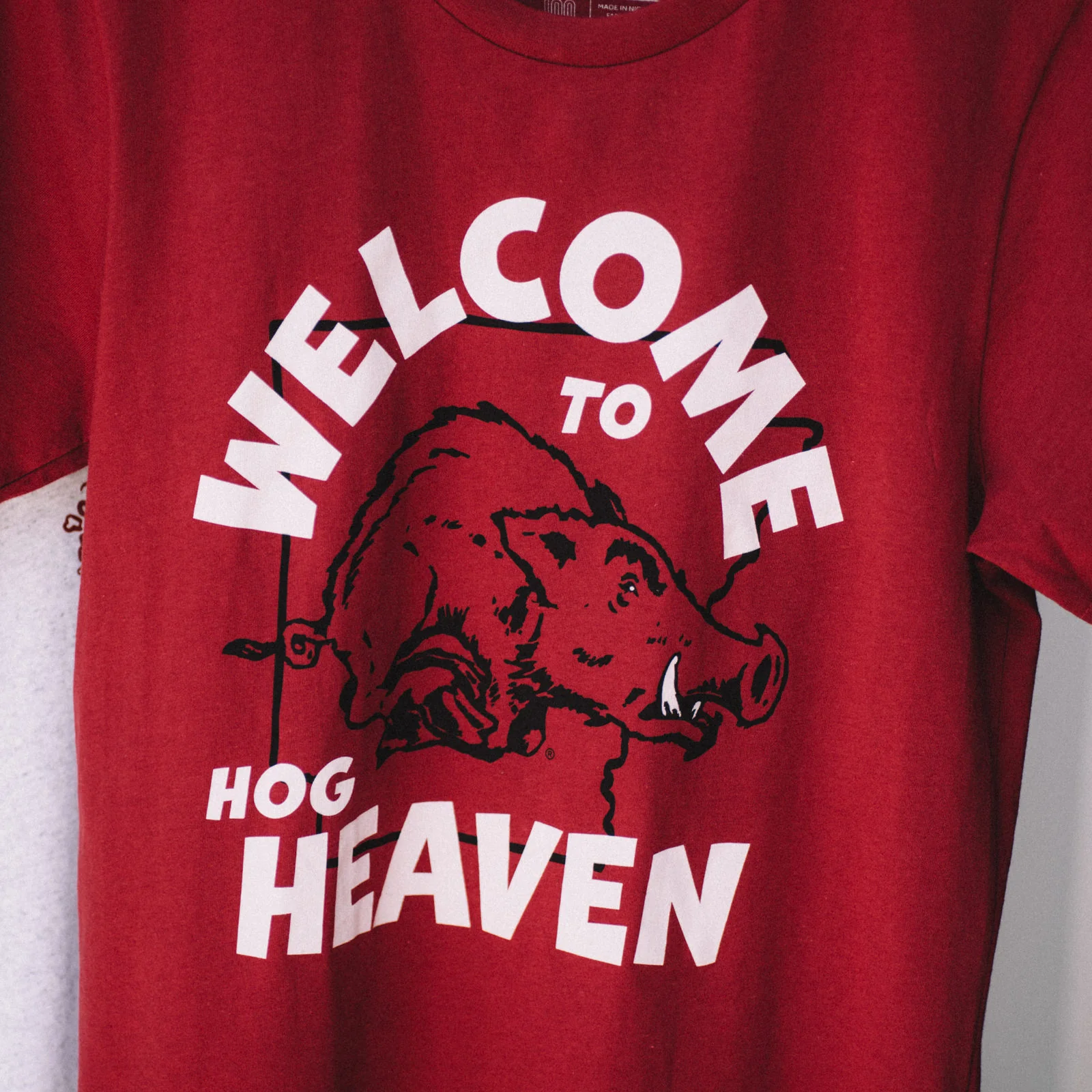 Welcome to Hog Heaven Vintage Arkansas Tee - Image 2
