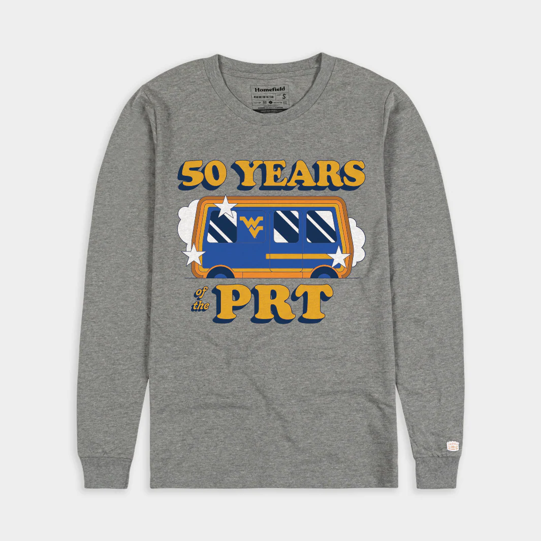 West Virginia 50 Years of the PRT Long Sleeve