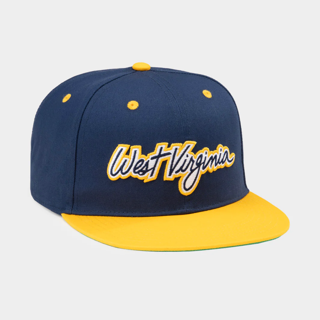 West Virginia Baseball 1990s Snapback Hat - Image 2