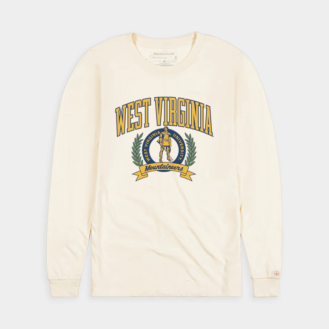 West Virginia Mountaineers Crest Long Sleeve
