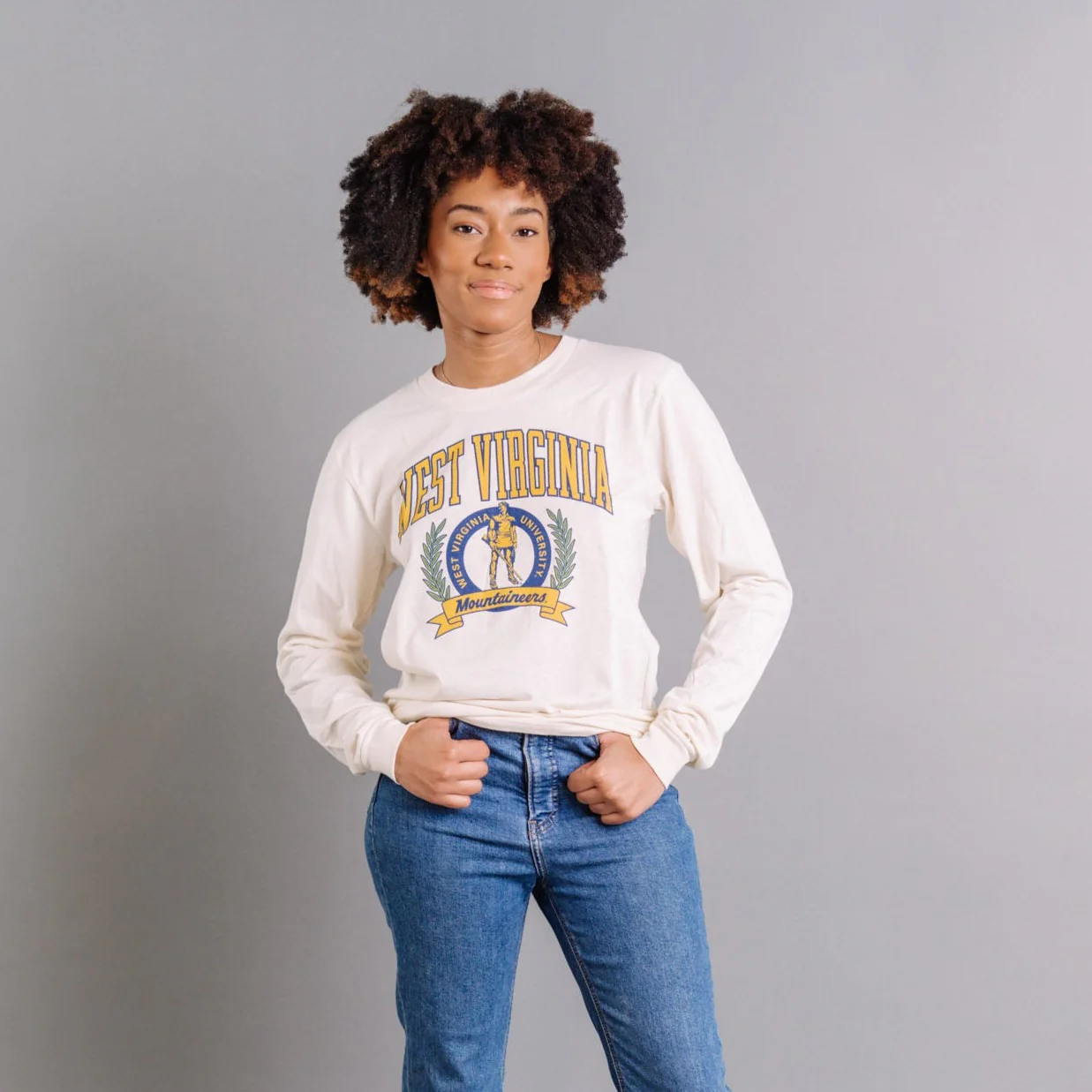 West Virginia Mountaineers Crest Long Sleeve - Image 2