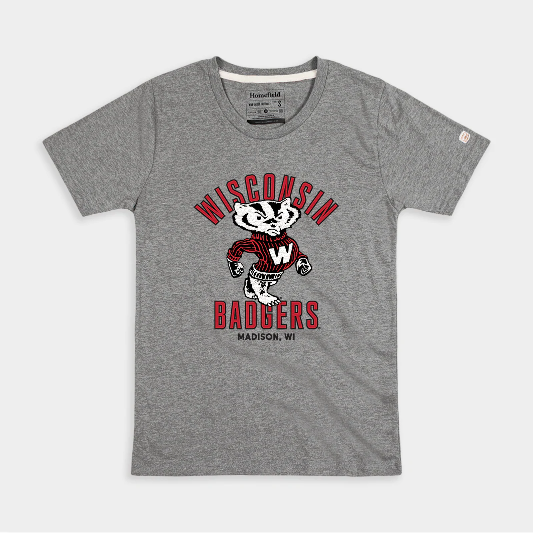 Wisconsin Badgers Vintage Bucky Women's Tee